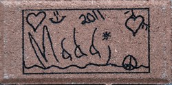 brick engraving