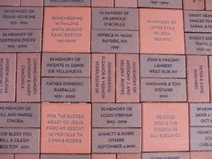 custom engraved brick