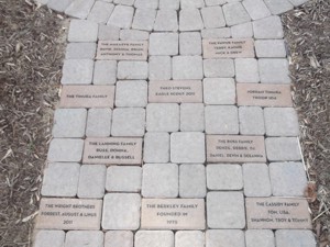 laser engraved brick
