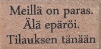 Finnish Laer Engraving