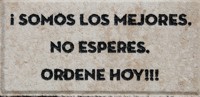Engraved Tile in Spanish