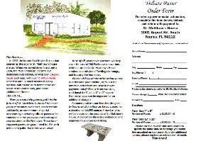 Brick and Tile Fundraiser Brochure