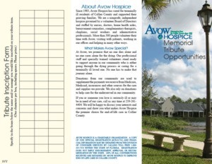 Brick & Tile Fundraiser Brochure