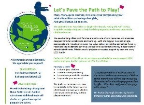 Brick and Tile Fundraiser Brochure